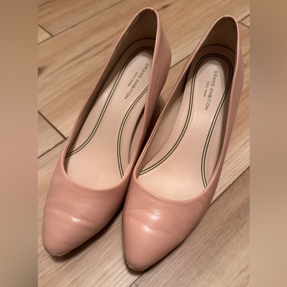Beautiful Cole Haan Wedges in Light Pink